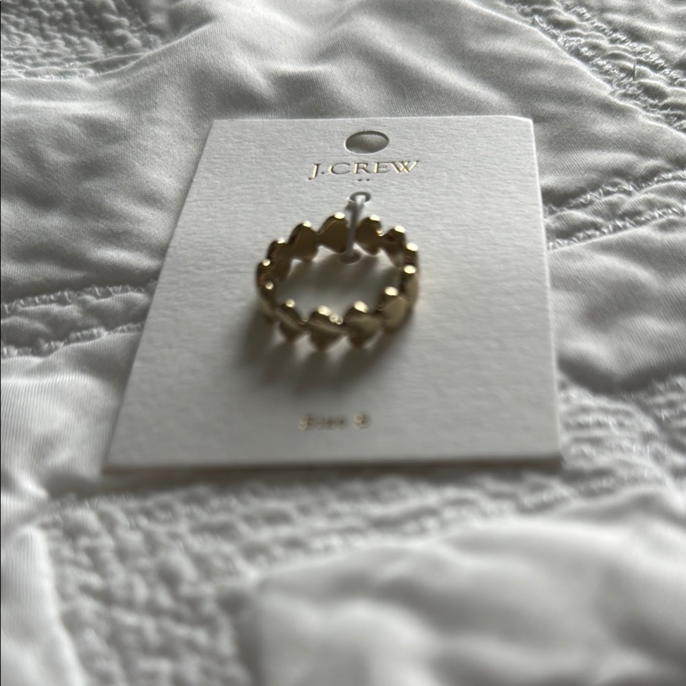 J. Crew Gold Heart Ring - Picture 3 of 4